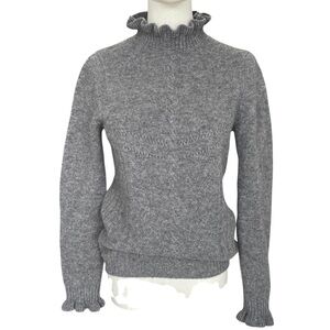 100% Cashmere Sweater Shabaduer Turtleneck Cozy Soft